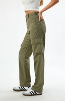 PacSun Seaweed Cargo Dad Pants