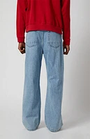 Pacsun Blake Seam Darts Extreme Baggy Jeans Light Indigo