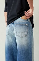 Pacsun Ryder Ultra Baggy Jeans Medium Blue