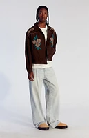 Pacsun Light Indigo Wash Extreme Baggy Jeans