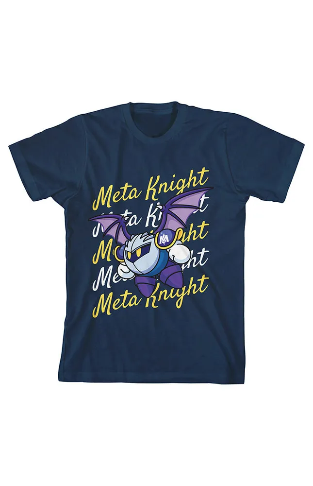 Kids Kirby Meta Knight Flying T-Shirt