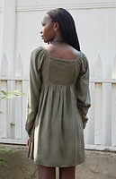 Pacsun Kids Solid Long Sleeve Dress