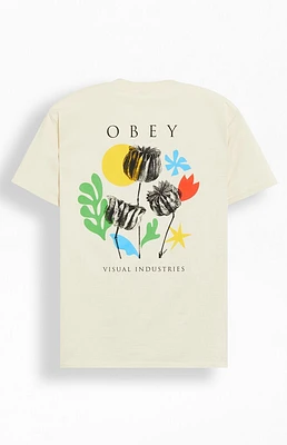 Obey Flowers Papers Scissors Classic T-Shirt