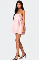 Edikted Met Strapless Bubble Mini Dress