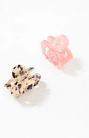 LA Hearts 2 Pack Rosette Hair Claw Clip