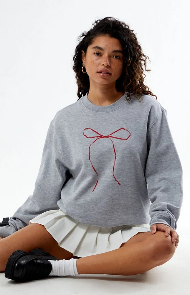 PS / LA Bow Crew Neck Sweatshirt