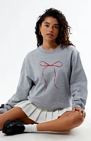 PS / LA Bow Crew Neck Sweatshirt