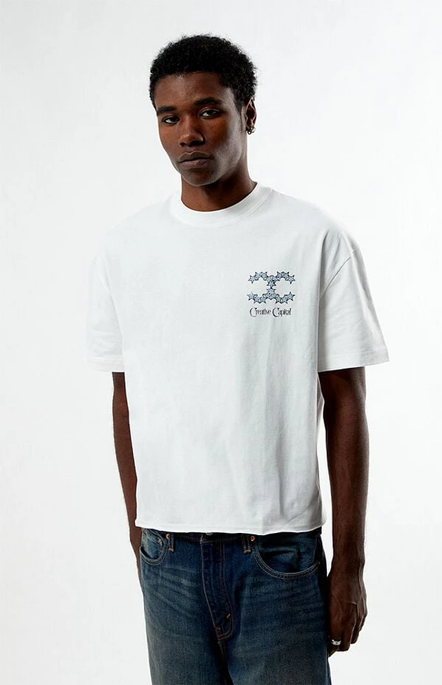 Pacsun Creative Capital Cropped Boxy T-Shirt