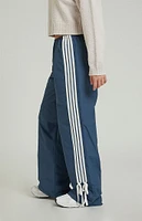 PacSun Navy Wide Leg Track Pants