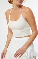 LA Hearts Ayana Knit Halter Top