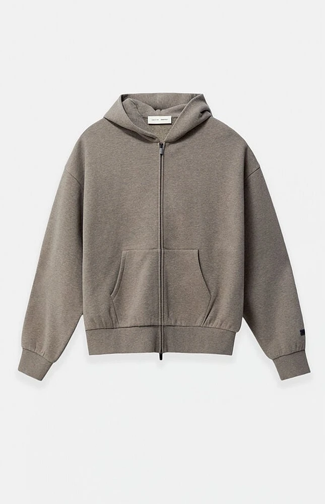 Fear of God Essentials Homestead Heather Classic Fleece Zip Up Hoodie