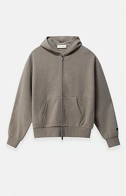 Fear of God Essentials Homestead Heather Classic Fleece Zip Up Hoodie