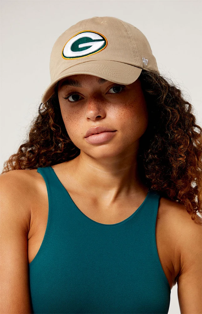 47 Brand Green Bay Packers Clean Up Dad Hat