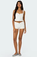 Edikted Cassi Cinched Shorts