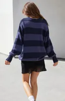 John Galt & Navy Striped Brianna Sweater