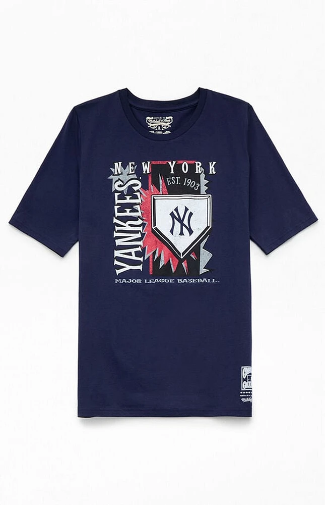Mitchell & Ness Kids NY Yankees Retro 90’s Poster T-Shirt