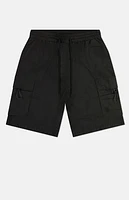 WeSC America Inc Black Nylon Wind Cargo Shorts