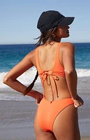 Pacsun Orange Taylor Tank Bikini Top