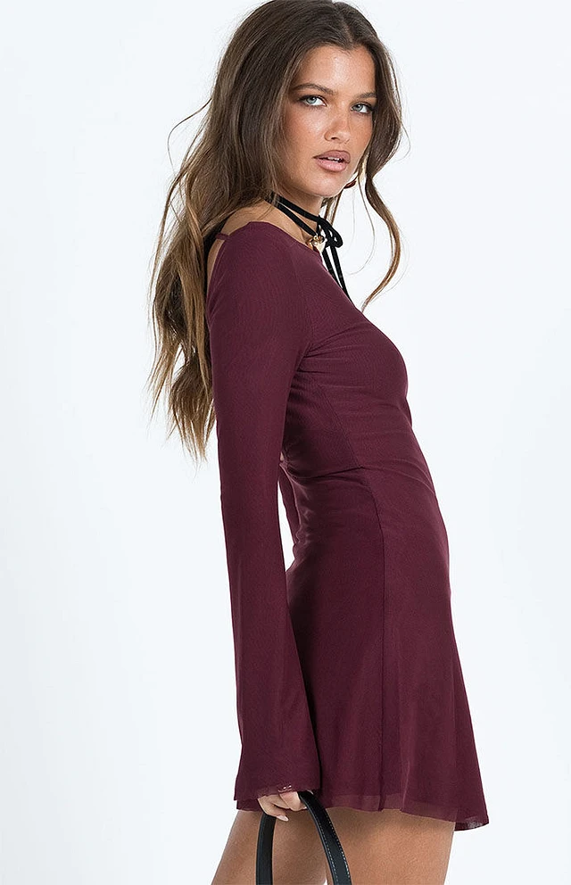long sleeve dress pacsun Long Sleeve Bodycon Mini Dresses