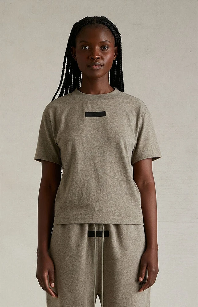 Fear of God Essentials Women's Heather Grey T-Shirt