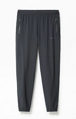 A.R.C. Active Black Nylon Jogger Sweatpants