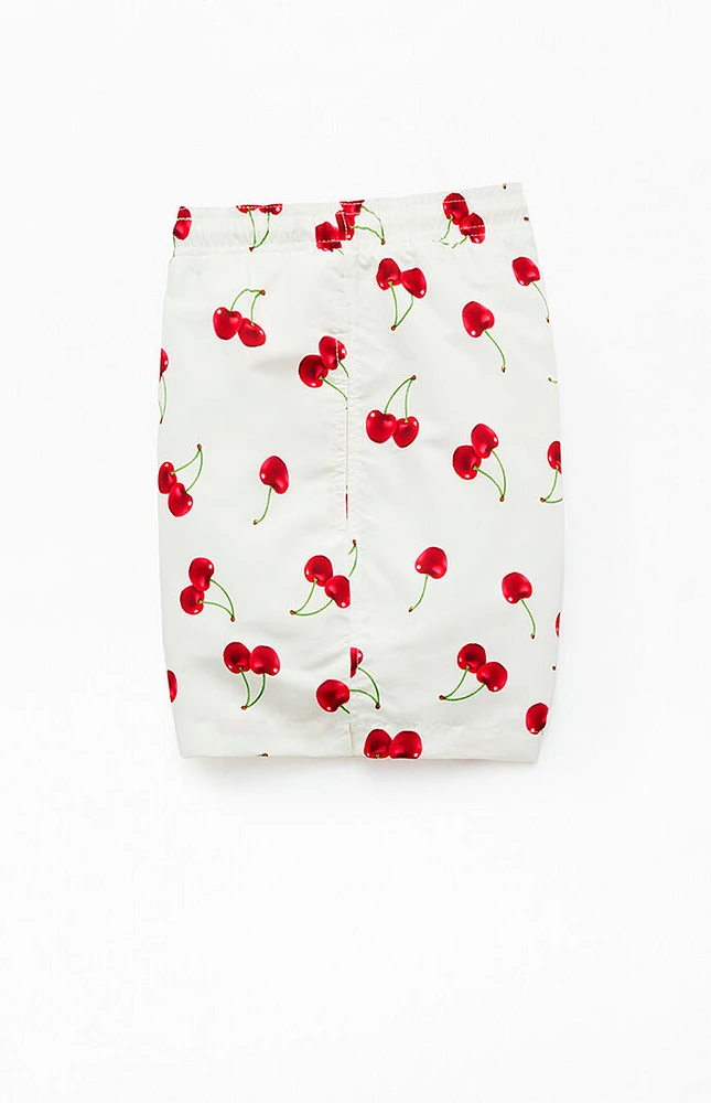PacSun Cherry 4.5" Swim Trunks