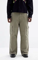 PacSun Olive Extreme Baggy Cargo Jeans