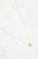 LA Hearts N Initial 14K Gold Plated Necklace