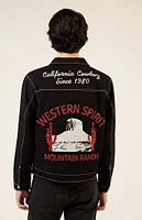 PacSun Black California Cowboy Gas Jacket