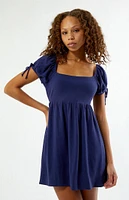 Your Favorite Open Back Babydoll Mini Dress