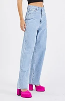 ABRAND Carrie Walkaway High Waisted Baggy Jeans