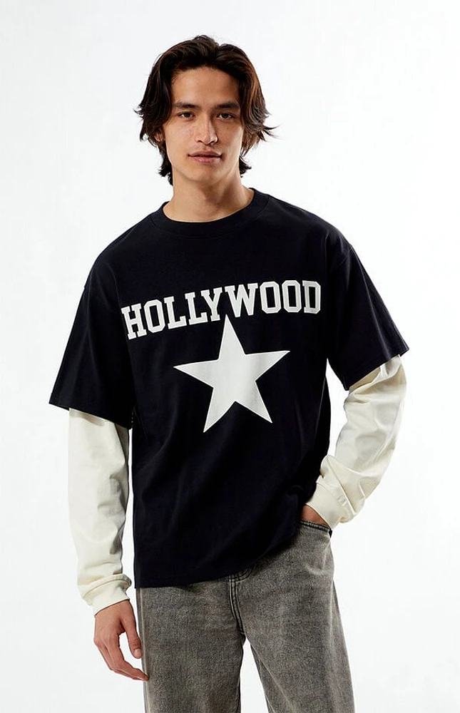 Pacsun Hollywood 2fer Long Sleeve T-Shirt