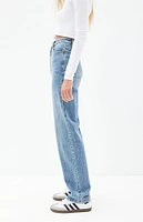 PacSun Stretch Medium Indigo Dad Jeans