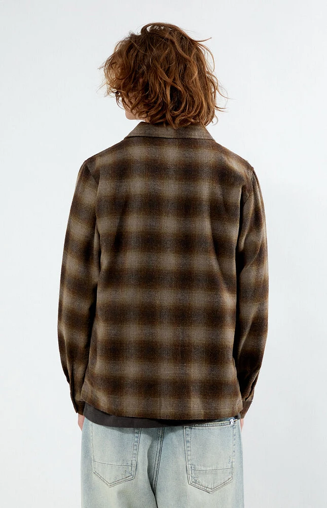 Rhythm Criss Cedar Plaid Overshirt