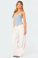 Edikted Aurora Lace Trim Bodysuit