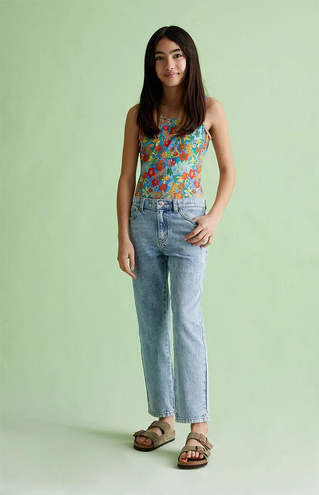 PacSun Kids Light Indigo '90s Straight Leg Jeans