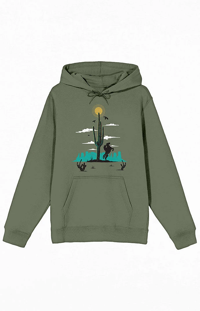 Western Desert Landscape Hoodie