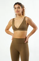 WEWOREWHAT Active V-Neck Sports Bra