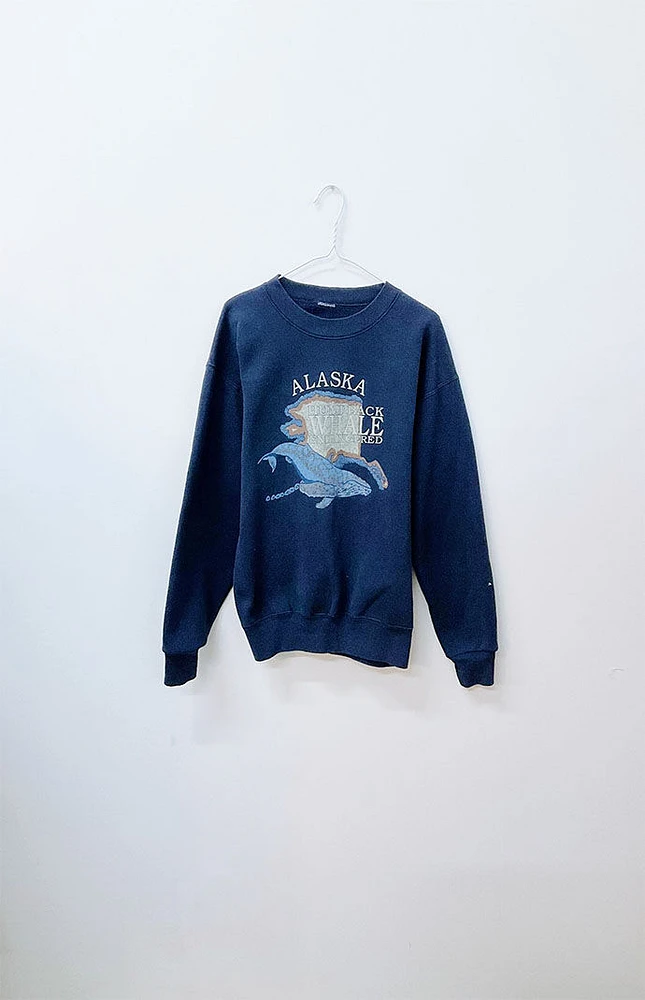 GOAT Vintage Alaska Humpback Whale Sweatshirt