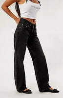 Levi's Black Superlow Flare Jeans