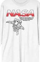 NASA Red & White Logo Long Sleeve T-Shirt