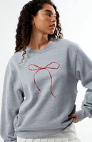 PS / LA Bow Crew Neck Sweatshirt