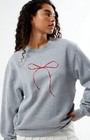 PS / LA Bow Crew Neck Sweatshirt