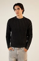 PacSun Wide Ribbed Knit Crew Neck Sweater