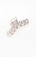 LA Hearts Multi Heart Claw Clip