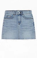 PacSun Kids Medium Indigo Denim Mini Skirt