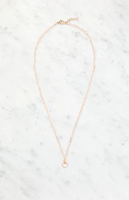 John Galt Pink Beaded Chain Necklace