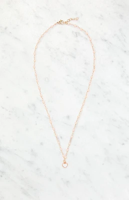 John Galt Pink Beaded Chain Necklace