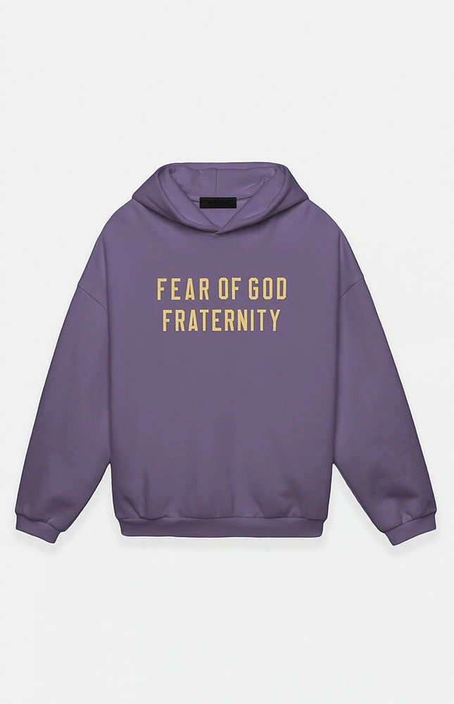 Fear of God Essentials Lavender Heavy Fleece Hoodie