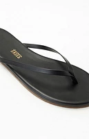TKEES Women's Black Liners Sandals